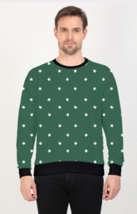 Star Design Graphics Printed Sweatshirt