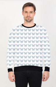 Pattern Design Printed Sweatshirt
