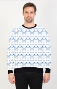 Pattern Design Printed Sweatshirt