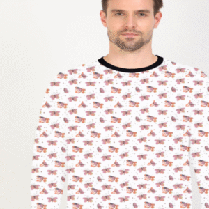 Pattern Design Printed Sweatshirt