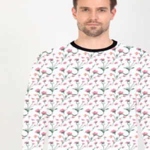 Pattern Design Printed Sweatshirt