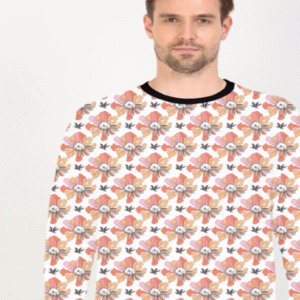 Pattern Design Printed Sweatshirt