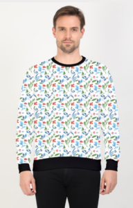 Designer Pattern Printed Sweatshirt
