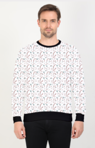 Designer Pattern Printed Sweatshirt
