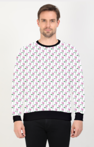 Designer Pattern Printed Sweatshirt