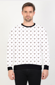 Designer Pattern Printed Sweatshirt