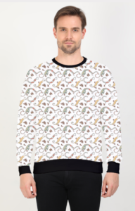 Designer Pattern Printed Sweatshirt