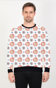 Designer Pattern Printed Sweatshirt