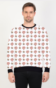 Designer Pattern Printed Sweatshirt