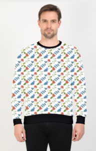 Designer Pattern Printed Sweatshirt