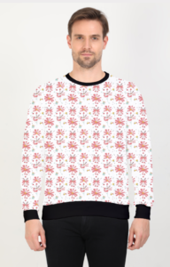 Designer Pattern Printed Sweatshirt