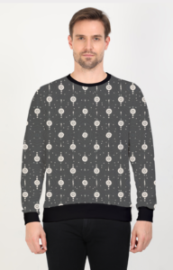 Designer Pattern Printed Sweatshirt