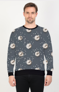 Designer Pattern Printed Sweatshirt