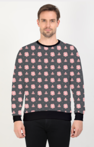 Designer Pattern Printed Designer Sweatshirt