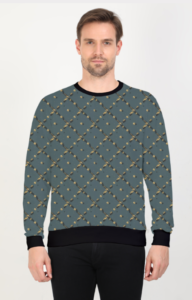 Designer Pattern Printed Designer Sweatshirt