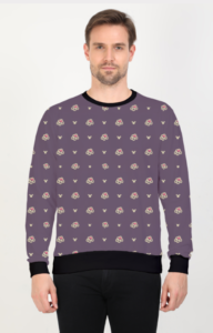 Designer Pattern Printed Designer Sweatshirt