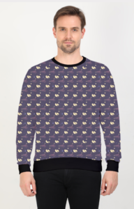 Designer Pattern Printed Designer Sweatshirt