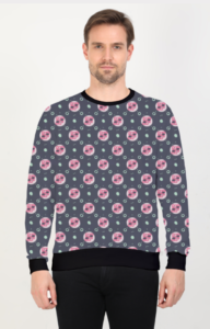 Designer Pattern Printed Designer Sweatshirt