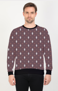 Designer Pattern Printed Designer Sweatshirt