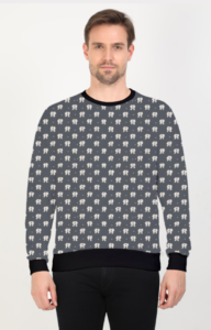 Designer Pattern Printed Designer Sweatshirt