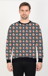 Designer Pattern Printed Designer Sweatshirt