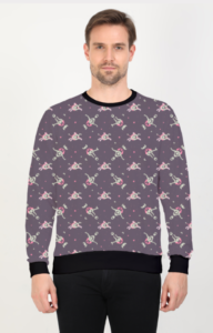 Designer Pattern Printed Sweatshirt