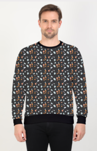 Designer Pattern Printed Sweatshirt