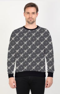Designer Pattern Printed Sweatshirt