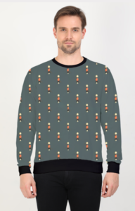 Designer Pattern Printed Sweatshirt