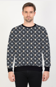 Designer Pattern Printed Sweatshirt