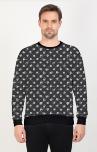 Designer Pattern Printed Sweatshirt