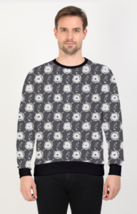 Designer Pattern Printed Sweatshirt