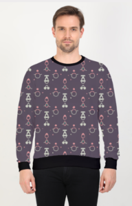 Designer Pattern Printed Sweatshirt
