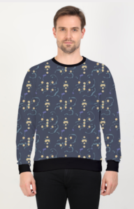 Designer Pattern Printed Sweatshirt