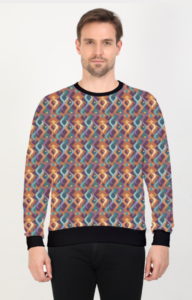Designer Pattern Printed Sweatshirt