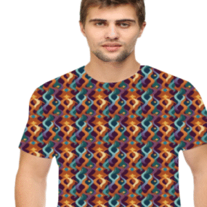 Premium Patterned Short Sleeve T-Shirt