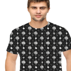 Premium Patterned Short Sleeve T-Shirt