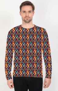 Premium Patterned Full Sleeve T-Shirts