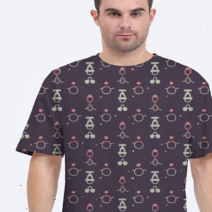 Premium Patterned Short Sleeve T-Shirt