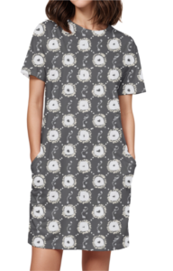 Premium Designer T-Shirt Dress