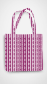 Pattern Printed Non-Zipper Tote Bag