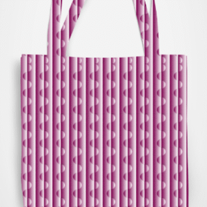 Pattern Printed Non-Zipper Tote Bag