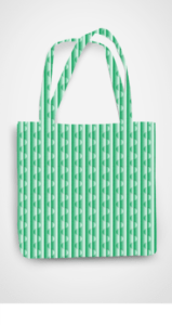 Pattern Printed Non-Zipper Tote Bag