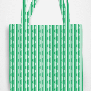 Pattern Printed Non-Zipper Tote Bag