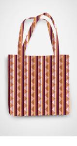 Pattern Printed Non-Zipper Tote Bag