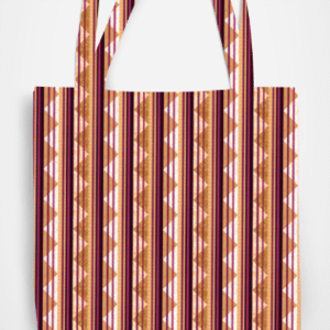 Pattern Printed Non-Zipper Tote Bag