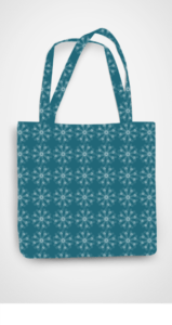 Pattern Printed Non-Zipper Tote Bag