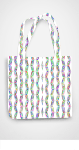 Pattern Printed Non-Zipper Tote Bag