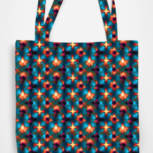Pattern Printed Non-Zipper Tote Bag