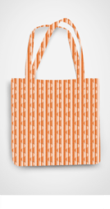 Premium Pattern Printed Zipper Tote Bag